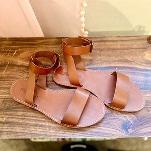Madewell Boardwalk Sandals Size 8